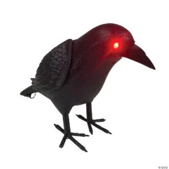 10.5" Animated Black Crow Decoration 5 10.5" Animated Black Crow Decoration -Spooky Fun Sales Store 10 5 animated black crow decorationss89174 a02