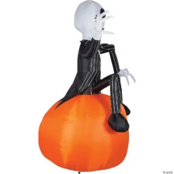 Spooky Fun Sales Store -Spooky Fun Sales Store 10 ft blow up inflatable lightshow nightmare before christmas jack skellington with built in led lights outdoor yard decorationss220123g a01