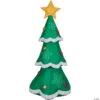 10 Ft. Blow-Up Inflatable Mixed Media Christmas Tree With Built-In LED Lights Outdoor Yard Decoration