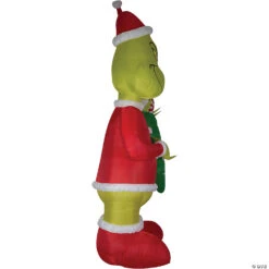 Spooky Fun Sales Store -Spooky Fun Sales Store 108 blow up inflatable grinch with stock giant outdoor yard decorationss118747g a01