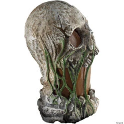 12" Flaming Rotted Skull Animated Prop 7 12" Flaming Rotted Skull Animated Prop -Spooky Fun Sales Store 12 flaming rotted skull animated proptt60064 a02