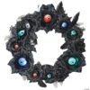 15" Lightup Eyeball Gothic Halloween Wreath