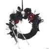 17" Gothic Skeleton Wreath Decoration