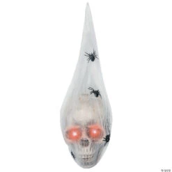 19" Light-Up Hanging Larva Head Halloween Decoration