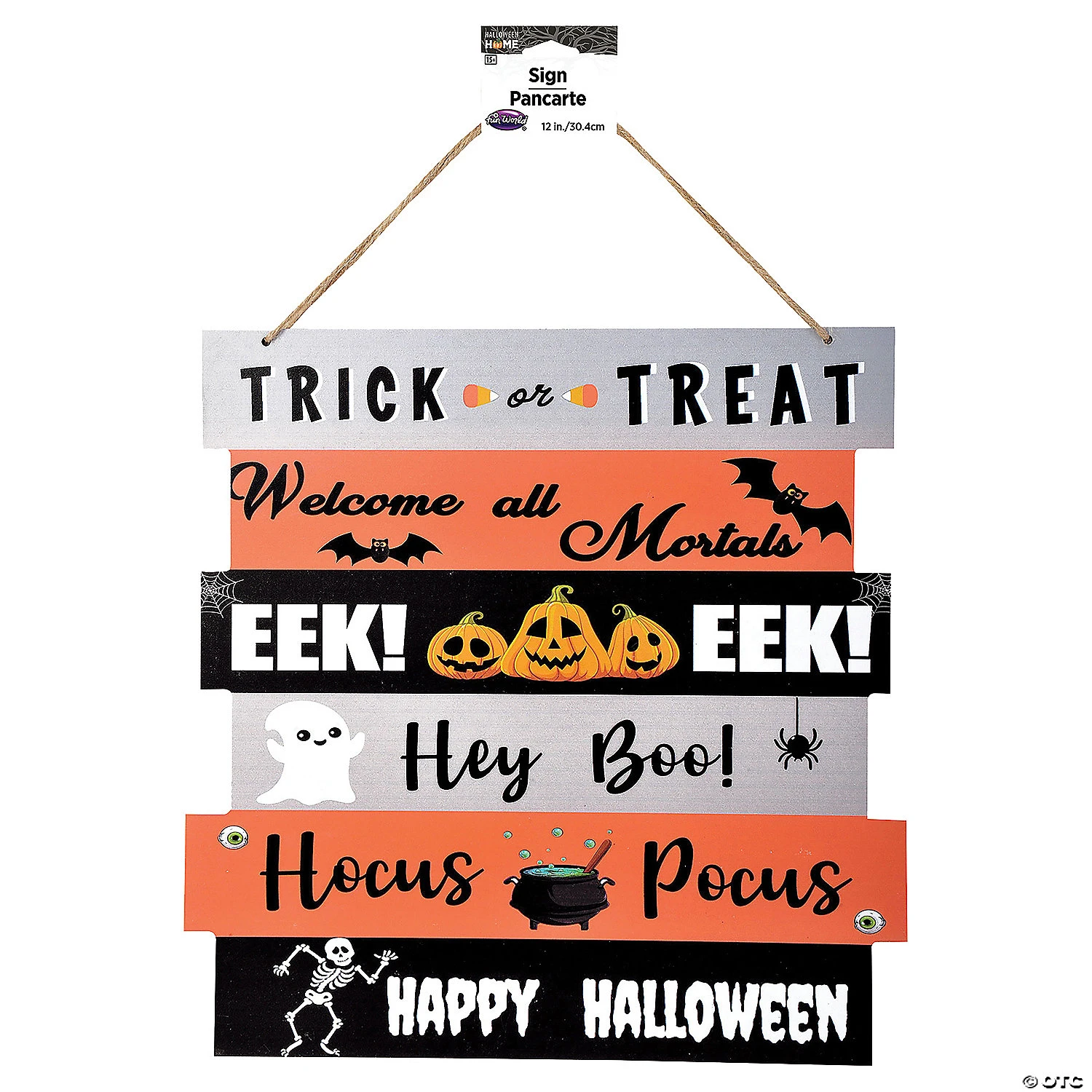 13 1/2" Wooden Hocus Pocus Sign Halloween Décor 1 13 1/2" Wooden Hocus Pocus Sign Halloween Décor