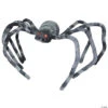 21" Black And White Spider Decoration