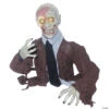 22" Animated Zombie With Glowing Eyes Halloween Decoration