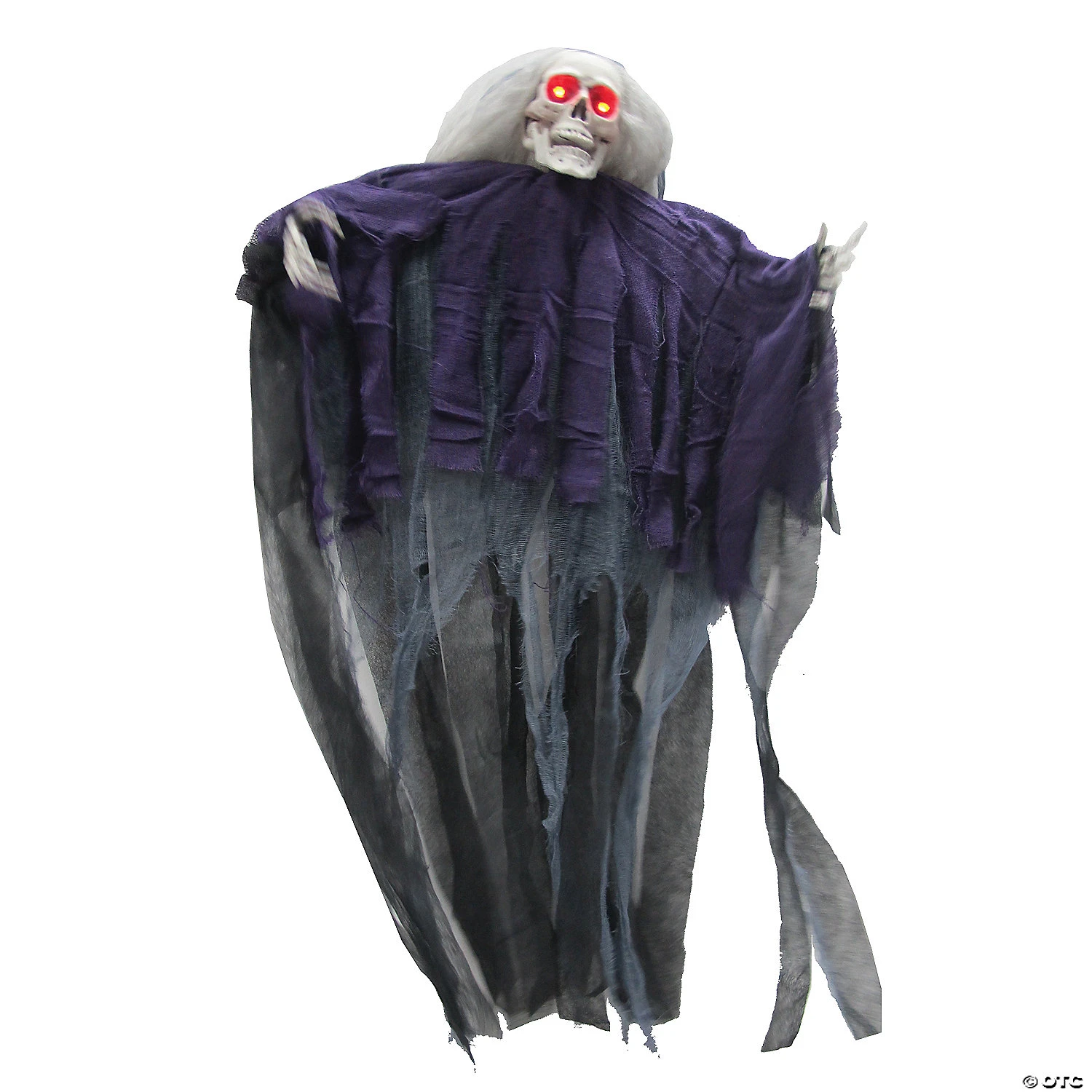 28" Sound Activated Hanging Reaper Decoration 1 28" Sound Activated Hanging Reaper Decoration