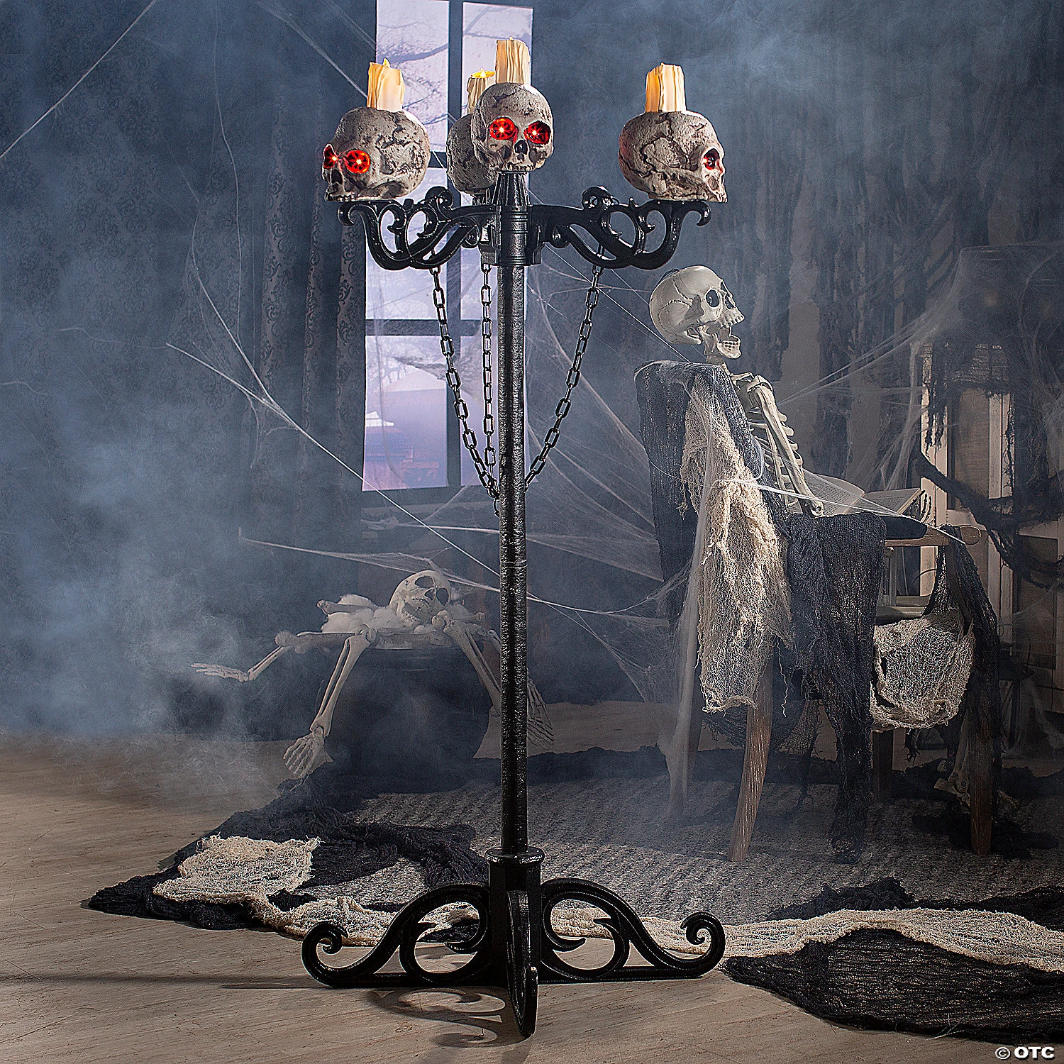 3-In-1 Skull Candelabra 1 3-In-1 Skull Candelabra
