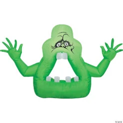 30" Blow-Up Inflatable Ghostbusters Cutie Slimer With Built-In LED Lights Outdoor Yard Decoration