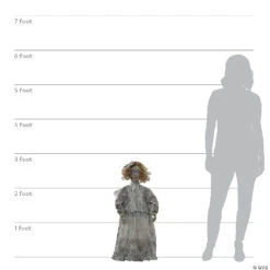 32" Animated Cracked Victorian Doll -Spooky Fun Sales Store 32 animated cracked victorian dollmr127012 a06