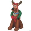 36" Blow Up Inflatable Scooby Do Reindeer Outdoor Yard Decoration