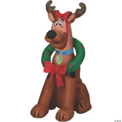 36" Blow Up Inflatable Scooby Do Reindeer Outdoor Yard Decoration