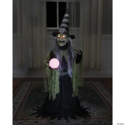 36" Fortune Teller Witch Animated Prop -Spooky Fun Sales Store 36 fortune teller witch animated propmr123485 a03