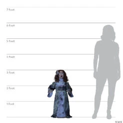 36" Talking Vintage Doll Decoration -Spooky Fun Sales Store 36 talking vintage doll decorationmr123489 a06