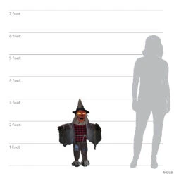 36" Twitching Scarecrow Animated Prop -Spooky Fun Sales Store 36 twitching scarecrow animated propmr123486 a06