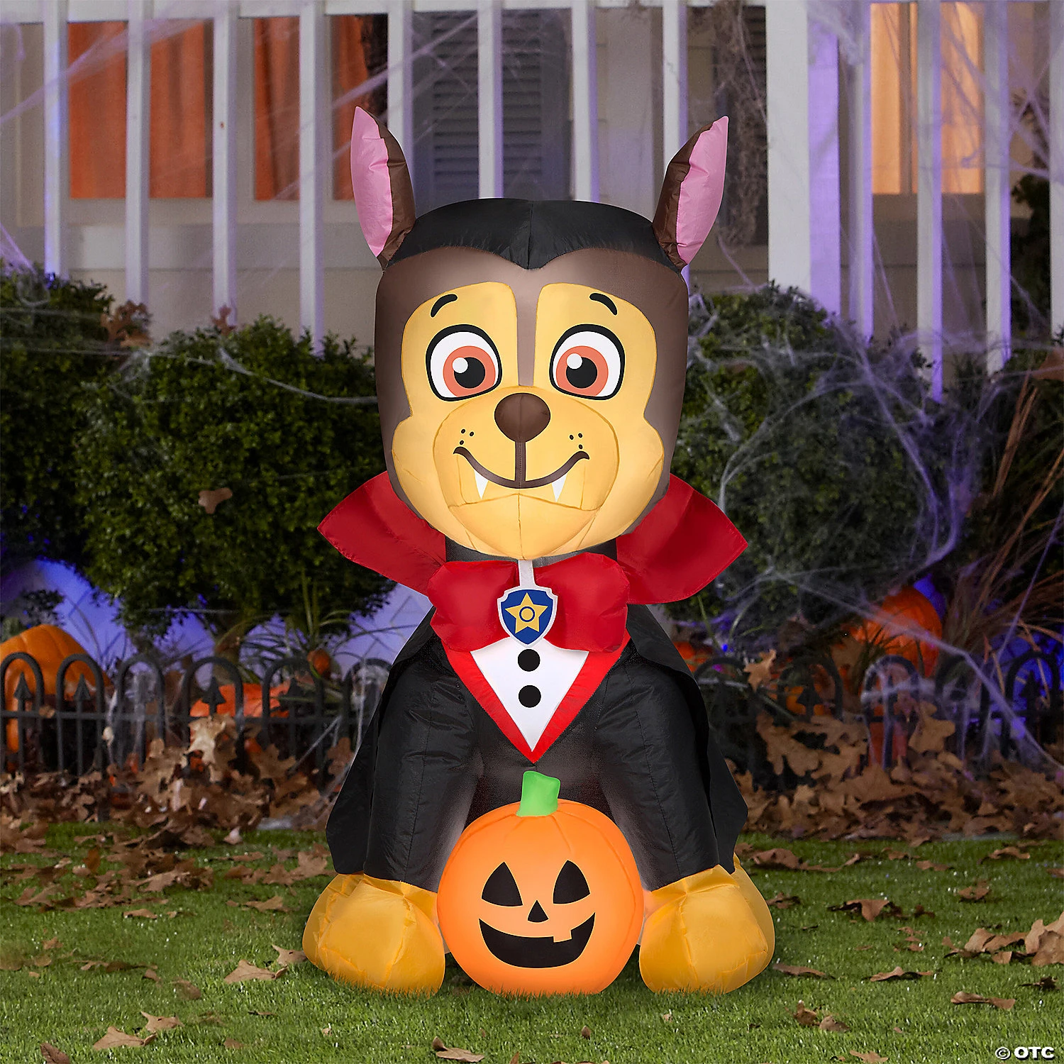 38" Blow-Up Inflatable PAW Patrol Chase As Vampire With Built-In LED Lights Outdoor Yard Decoration 3 38" Blow-Up Inflatable PAW Patrol Chase As Vampire With Built-In LED Lights Outdoor Yard Decoration - Image 3