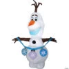 4 Ft. Blow-Up Inflatable Frozen Olaf With Ornaments With Built-In LED Lights Outdoor Yard Decoration