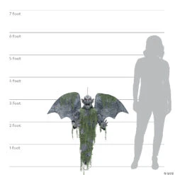 40" Hanging Gargoyle Prop Halloween Decoration -Spooky Fun Sales Store 40 hanging gargoyle prop halloween decorationmr123909 a06