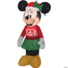 42" Blow Up Inflatable Minnie Mouse Ugly Sweater Outdoor Yard Decoration