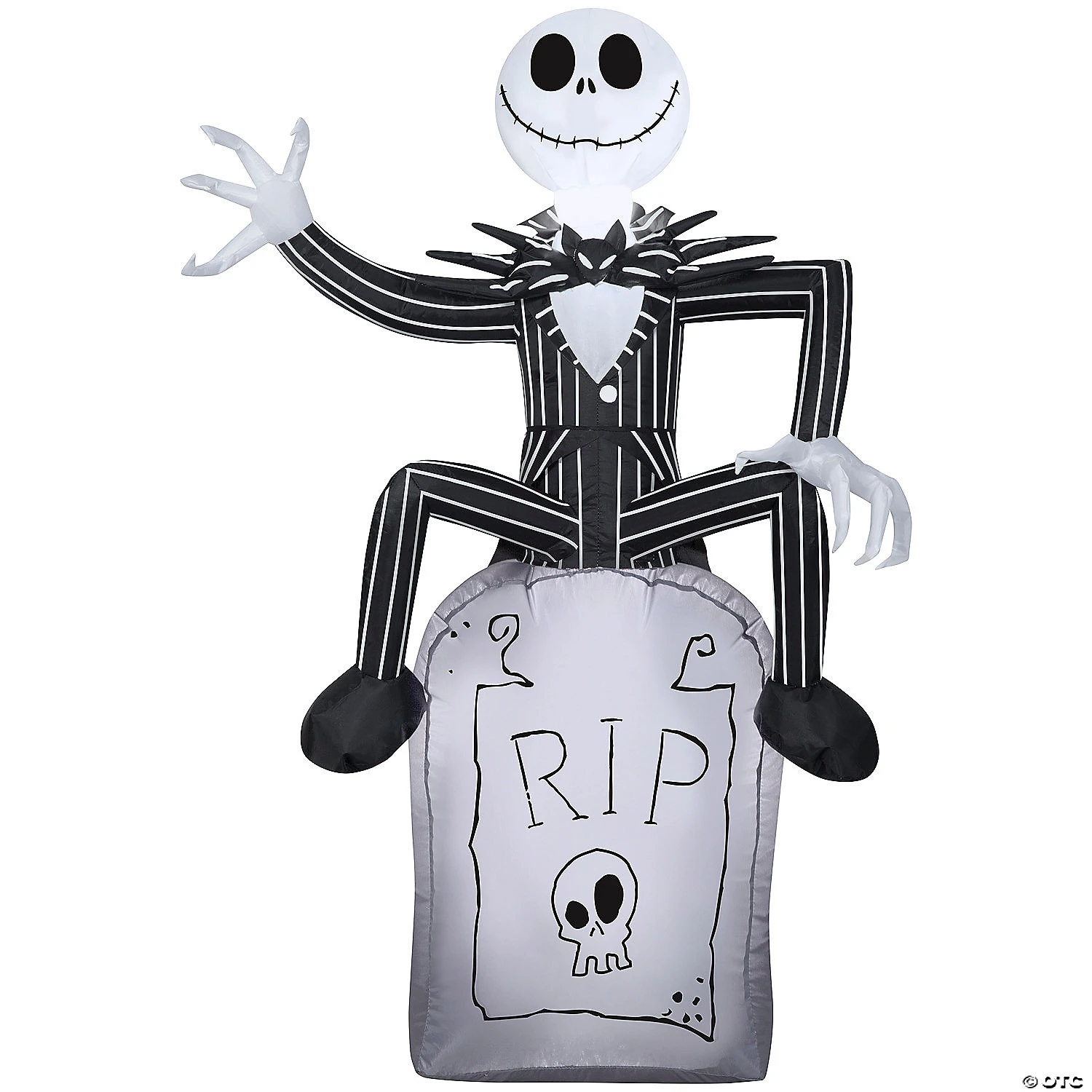 42" Blow Up Inflatable Nightmare Before Christmas Jack Skellington On Tombstone Outdoor Halloween Yard Decoration 1 42" Blow Up Inflatable Nightmare Before Christmas Jack Skellington On Tombstone Outdoor Halloween Yard Decoration