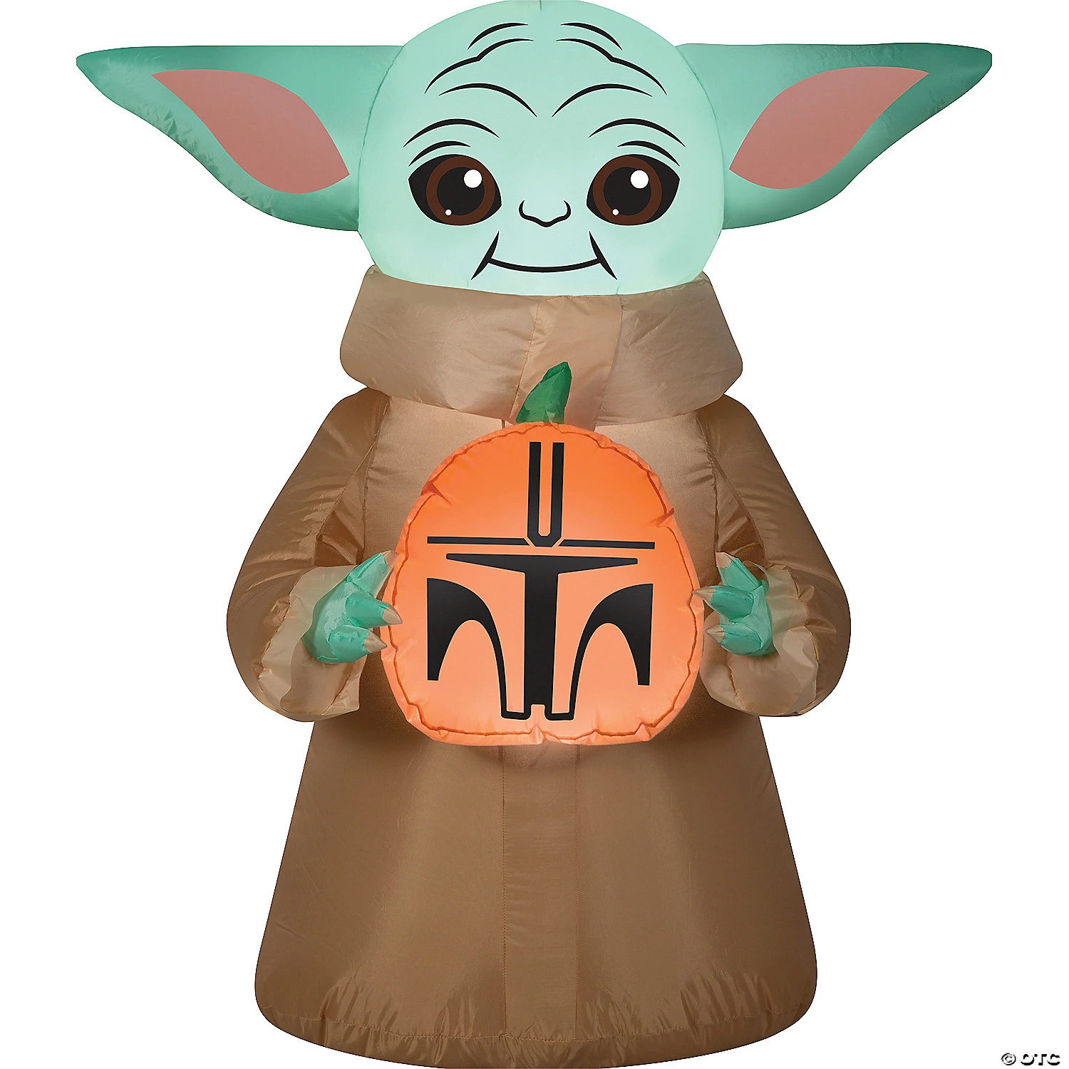42" Blow-Up Inflatable Star Wars The Mandalorian Grogu The Child With Pumpkin & Built-In LED Lights Outdoor Yard Decoration 1 42" Blow-Up Inflatable Star Wars The Mandalorian Grogu The Child With Pumpkin & Built-In LED Lights Outdoor Yard Decoration