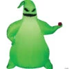 42" Green Oogie Boogie Airblown Outdoor Yard Decoration