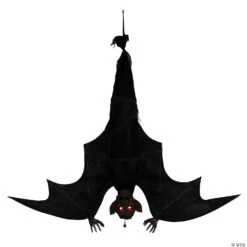 46" Menacing Hanging Bat Halloween Decoration 4 46" Menacing Hanging Bat Halloween Decoration -Spooky Fun Sales Store 46 menacing hanging bat halloween decorationmr123901 a01