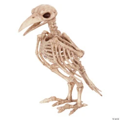 6.5" Raven Skeleton Decoration