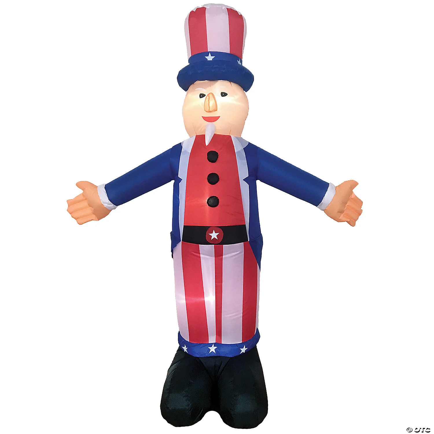 6' Inflatable Uncle Sam Outdoor Yard Decoration 1 6' Inflatable Uncle Sam Outdoor Yard Decoration