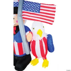 6' Inflatable Uncle Sam With Eagle Outdoor Yard Decoration -Spooky Fun Sales Store 6 inflatable uncle sam with eagle outdoor yard decorationvah0016 a02