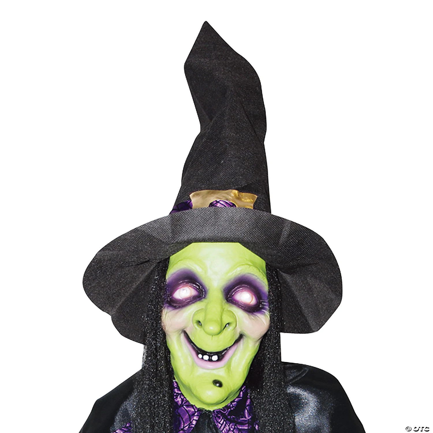6' Lightup Talking Witch Decoration 2 6' Lightup Talking Witch Decoration - Image 2