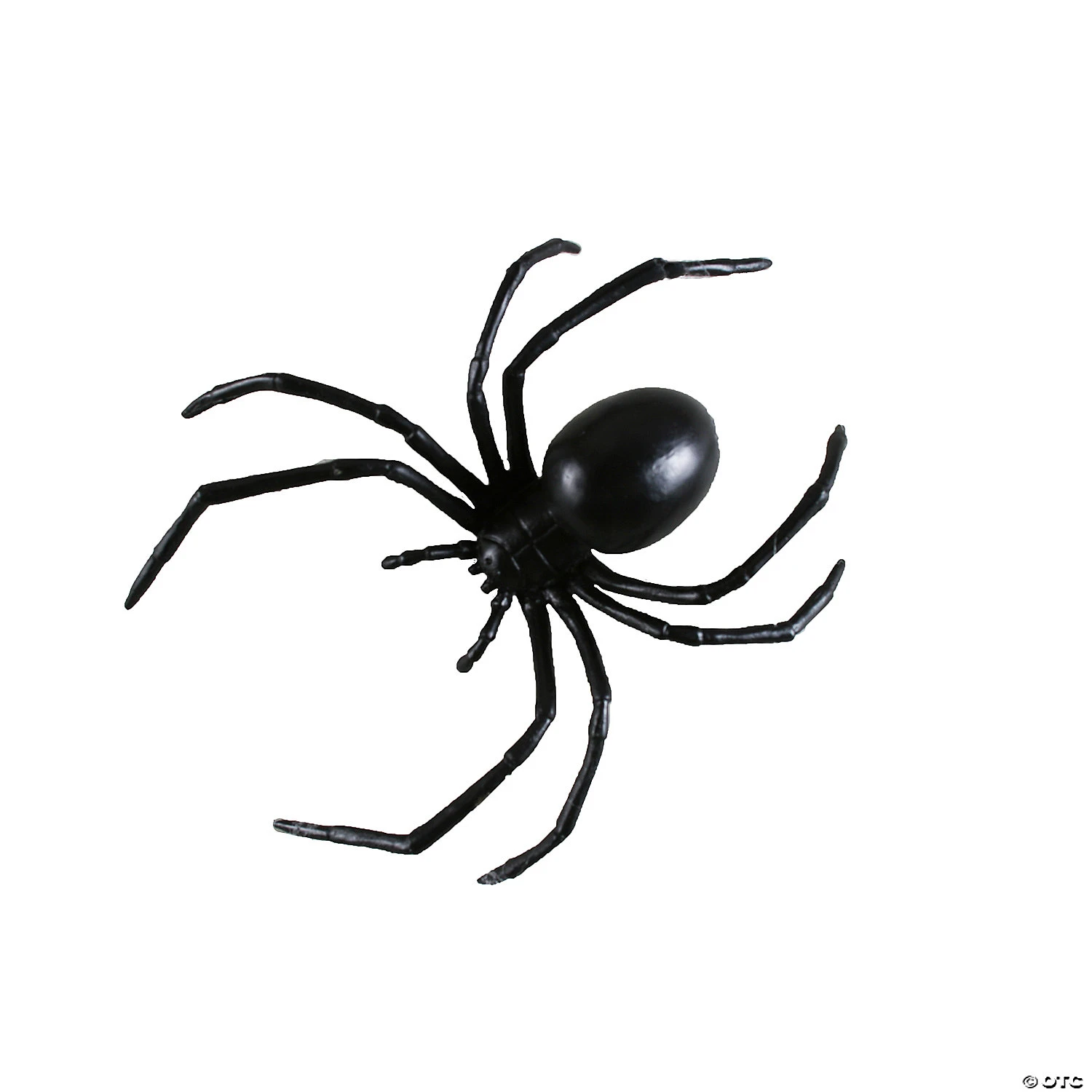 6" Plastic Black Widow Spider Decoration 1 6" Plastic Black Widow Spider Decoration