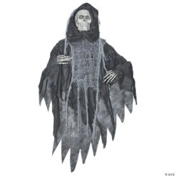 60" Hanging Black Reaper Halloween Decoration