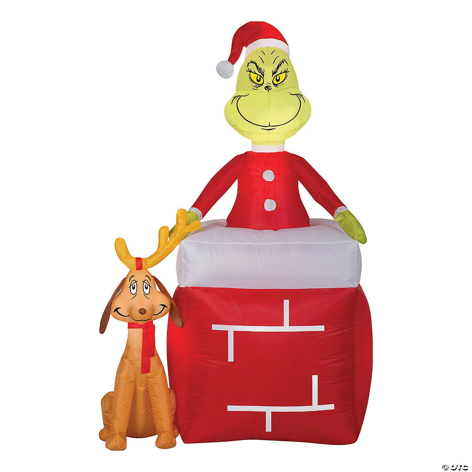 66" Blow Up Inflatable Dr. Seuss™ The Grinch & Max Outdoor Yard Decoration 1 66" Blow Up Inflatable Dr. Seuss™ The Grinch & Max Outdoor Yard Decoration