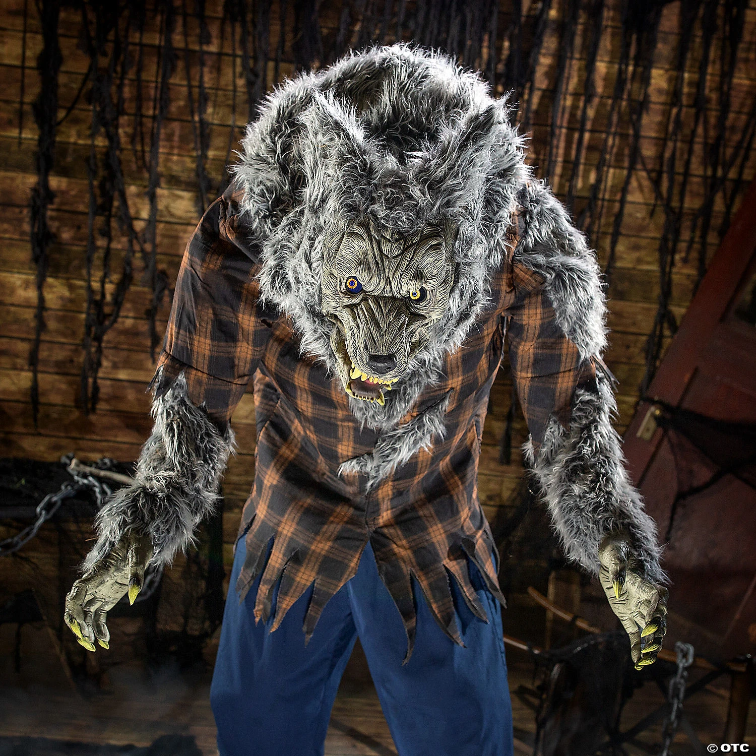 7.5' Animated Hulking Werewolf 2 7.5' Animated Hulking Werewolf - Image 2