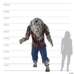7.5' Animated Hulking Werewolf 6 7.5' Animated Hulking Werewolf -Spooky Fun Sales Store 7 5 animated hulking werewolfmr124904 a06