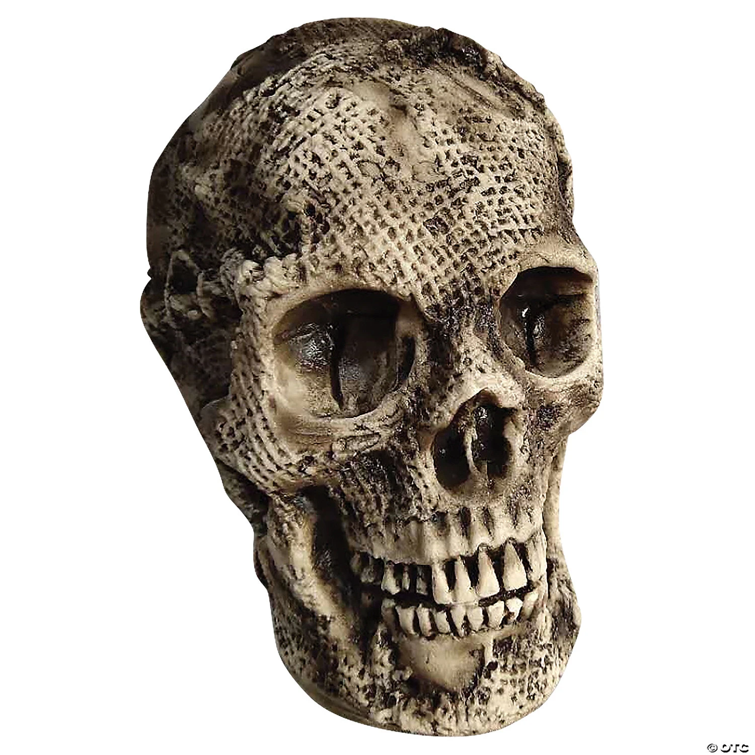 7" Burlap Skull Face 1 7" Burlap Skull Face