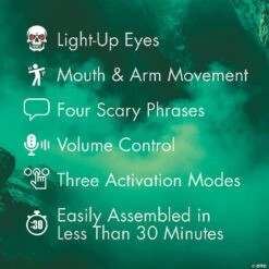 7' Cellar Dwellar Animated Prop -Spooky Fun Sales Store 7 cellar dwellar animated propmr124881 a02