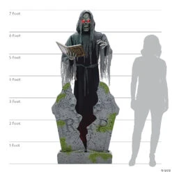 7 Ft. Soul Stealer Animated Prop Halloween Decoration 10 7 Ft. Soul Stealer Animated Prop Halloween Decoration -Spooky Fun Sales Store 7 ft soul stealer animated prop halloween decorationmr125150 a06