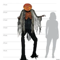 7' Scorched Scarecrow With Flamelight Animated Prop 4 7' Scorched Scarecrow With Flamelight Animated Prop -Spooky Fun Sales Store 7 scorched scarecrow with flamelight animated propmr124912 a06