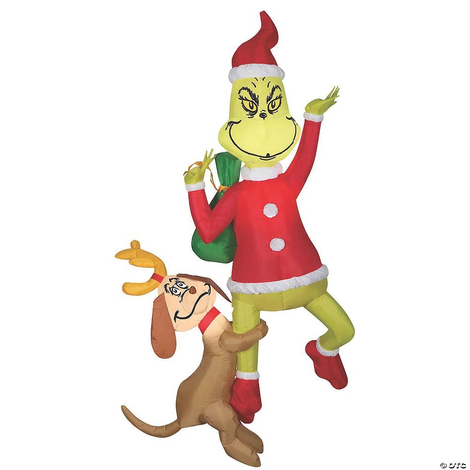 72" Blow Up Inflatable Hanging Dr. Seuss™ The Grinch & Max Outdoor Decoration 1 72" Blow Up Inflatable Hanging Dr. Seuss™ The Grinch & Max Outdoor Decoration