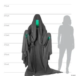 72" Hooded Phantom Animated Prop 10 72" Hooded Phantom Animated Prop -Spooky Fun Sales Store 72 hooded phantom animated propmr124858 a06