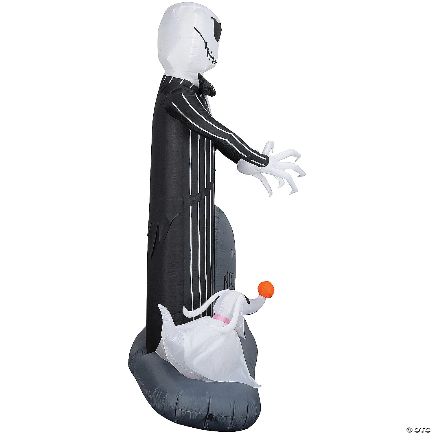 74" Blow-Up Inflatable Nightmare Before Christmas Jack Skellington In Graveyard With Built-In LED Lights Outdoor Yard Decoration 2 74" Blow-Up Inflatable Nightmare Before Christmas Jack Skellington In Graveyard With Built-In LED Lights Outdoor Yard Decoration - Image 2