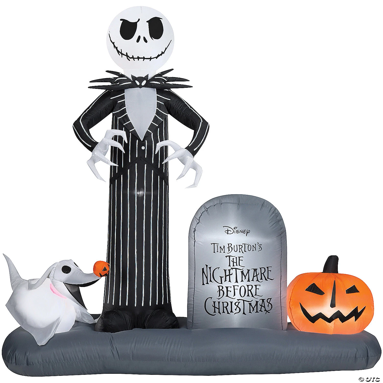 74" Blow-Up Inflatable Nightmare Before Christmas Jack Skellington In Graveyard With Built-In LED Lights Outdoor Yard Decoration 1 74" Blow-Up Inflatable Nightmare Before Christmas Jack Skellington In Graveyard With Built-In LED Lights Outdoor Yard Decoration