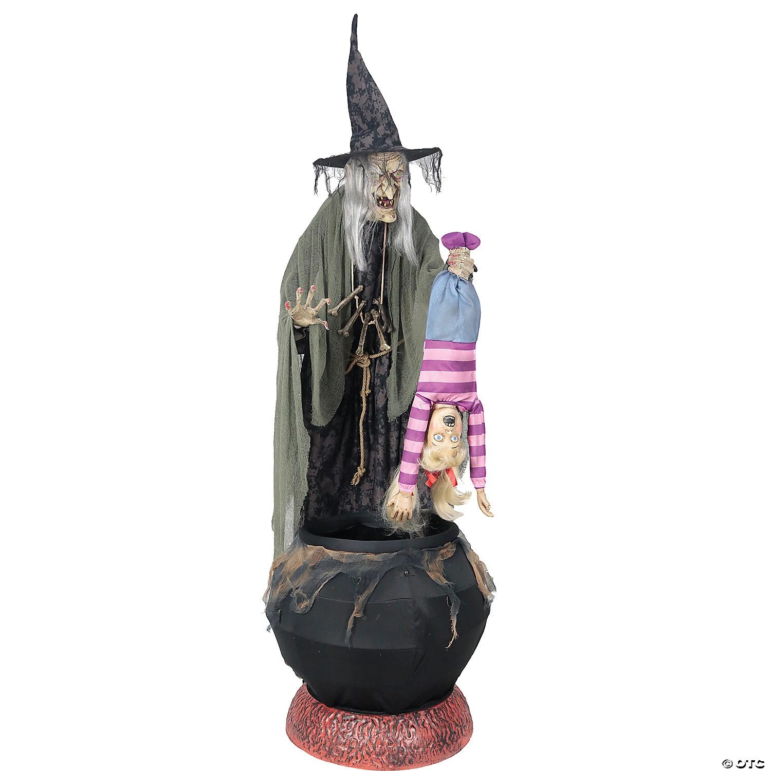80" Stew Brewing Witch Animated Prop 1 80" Stew Brewing Witch Animated Prop
