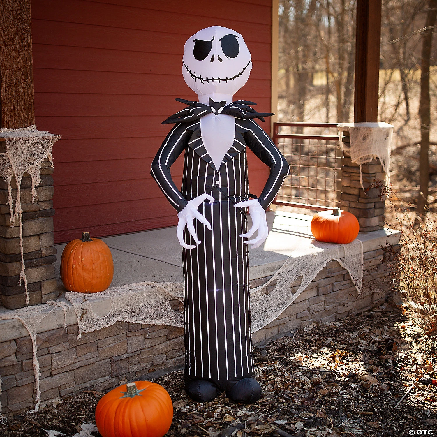 84" Blow Up Inflatable Nightmare Before Christmas Jack Skellington Halloween Decoration 2 84" Blow Up Inflatable Nightmare Before Christmas Jack Skellington Halloween Decoration - Image 2