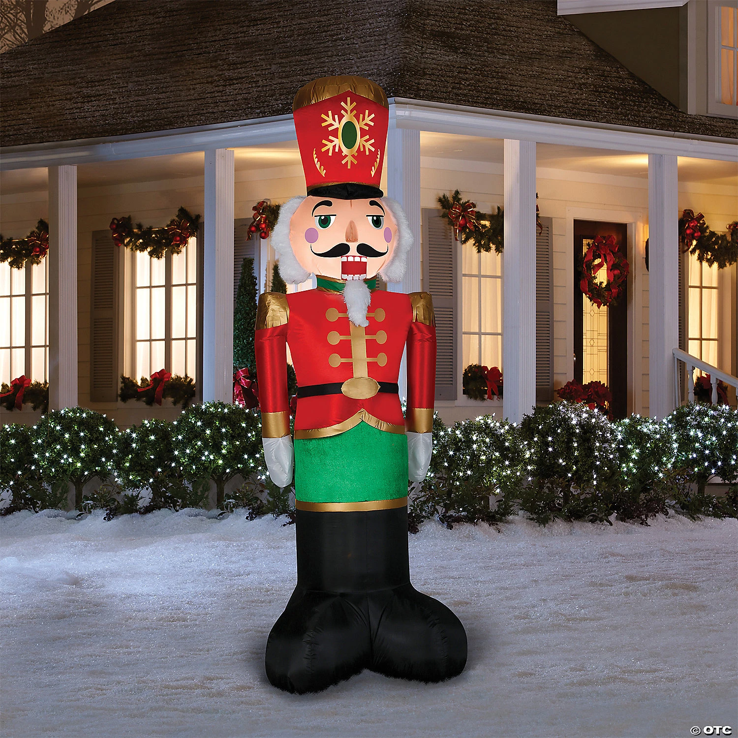 96" Blow Up Inflatable Nutcracker Outdoor Yard Decoration 2 96" Blow Up Inflatable Nutcracker Outdoor Yard Decoration - Image 2