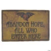 Abandon Hope All Who Enter Halloween Decoration