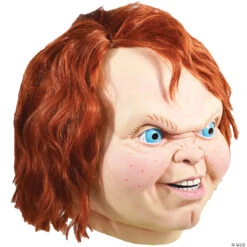 Adult Child's Play 2 Chucky Mask -Spooky Fun Sales Store adult childs play 2 chucky maskmarlus104 a01